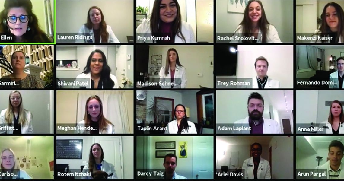 PT students white coat ceremony 