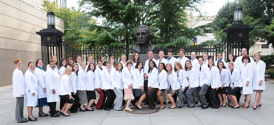PTs in white coats