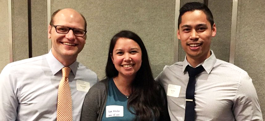 Alumni at CSM event