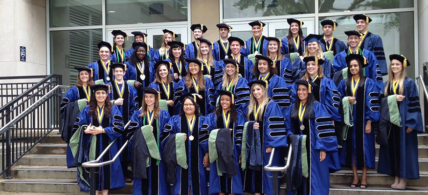 graduates with caps and gowns