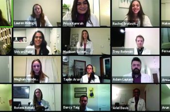 PT students white coat ceremony 