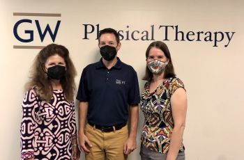 Photo of Ellen Costello, Matthew Garber, and Holly Jonely